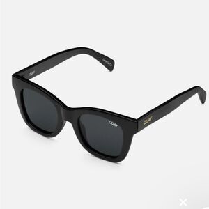 Quay Australia After Hours Polorized Sunglasses- Black Frame/Smoke Lenses